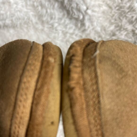 UGG Neumel chestnut leather suede lace up boots wool lining size 8 - Picture 10 of 10
